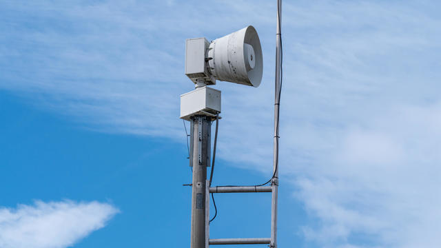 Tornado siren. 